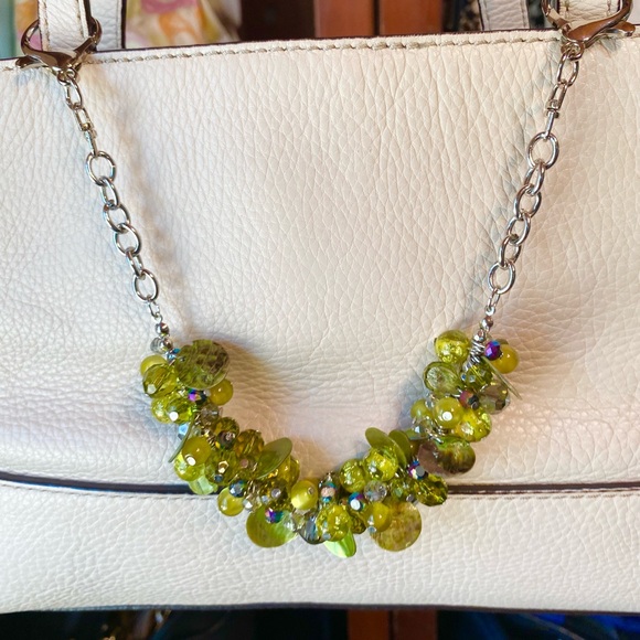 Bag Strap Extender Charm Green Beads - Picture 3 of 5